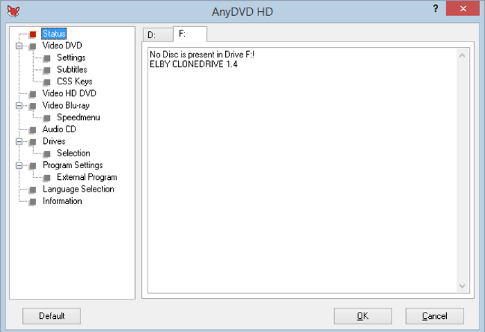 AnyDVD HD Screenshot 1