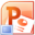 Microsoft PowerPoint Viewer Icon 32 px