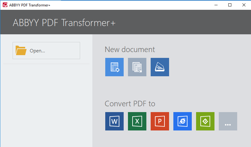 ABBYY PDF Transformer+ Screenshot 1
