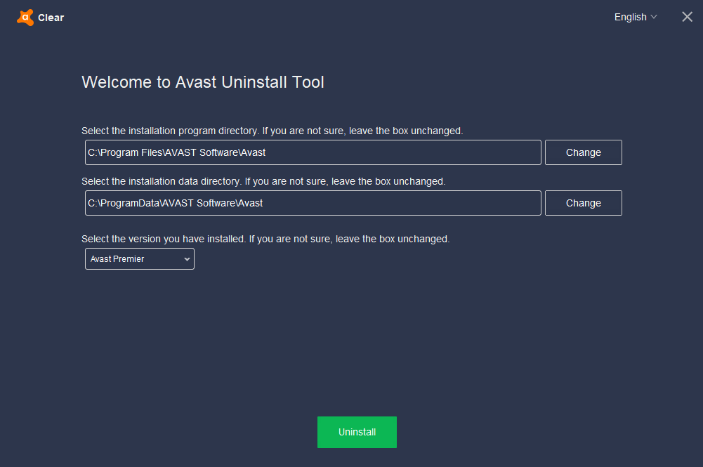 Avast Clear Uninstall Utility 23.9.8494 for apple instal free