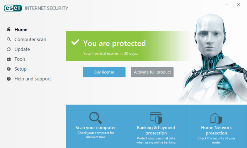 ESET Internet Security Screenshot 1