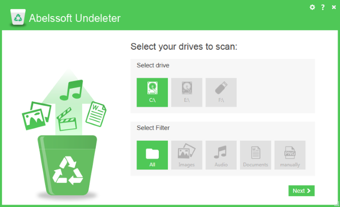 Abelssoft Undeleter 8.0.50411 instal the new for android