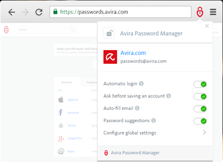 Avira Password Manager Review