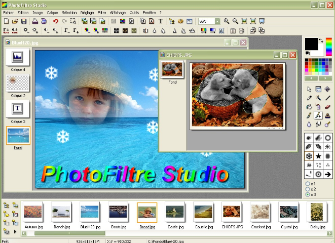 PhotoFiltre Studio X Screenshot 1
