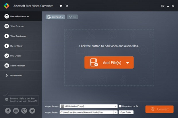 Aiseesoft Free Video Converter Review