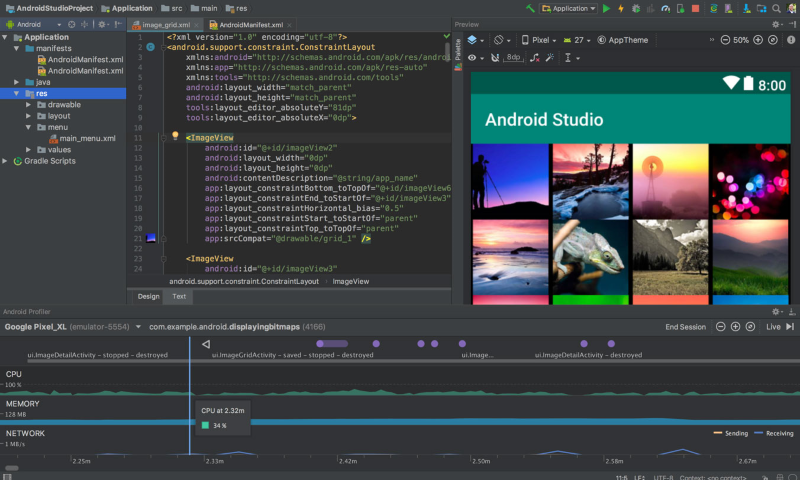 Android Studio Screenshot 1