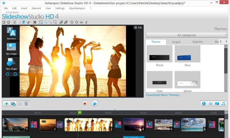Ashampoo Slideshow Studio HD Screenshot
