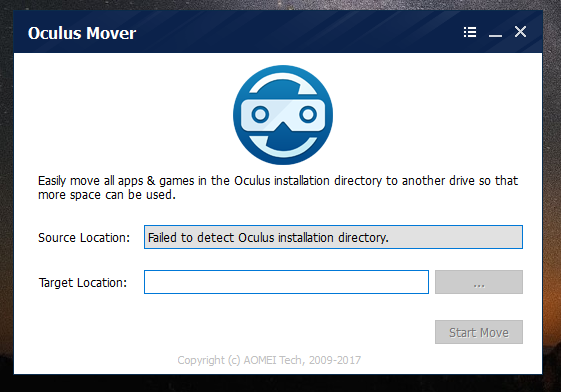 Oculus Mover Screenshot