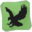 Black Bird Cleaner Icon 32px