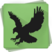 Black Bird Cleaner Icon 75 pixel