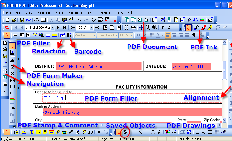 PDFill PDF Editor Screenshot