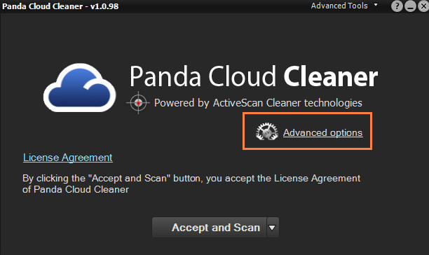Panda Cloud Cleaner sCREENSHOT 1