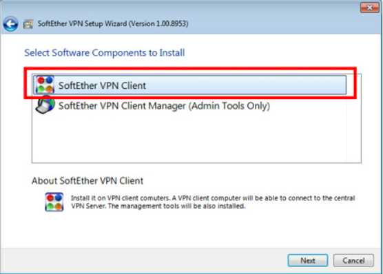 SoftEther VPNGate Client Plugin Screenshot 1