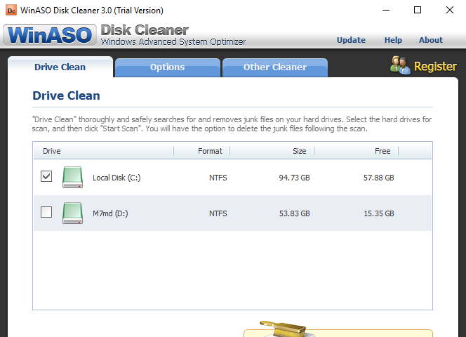 WinASO Disk Cleaner Review