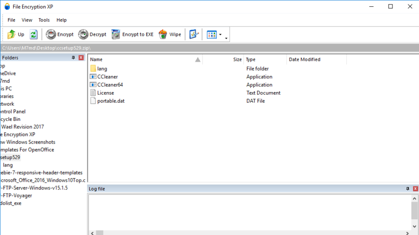 File Encryption XP Screenshot 1