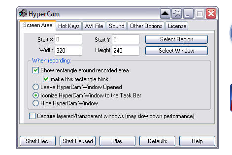 HyperCam Screenshot