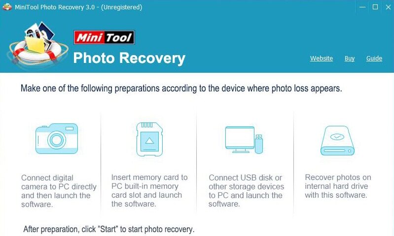 MiniTool Photo Recovery Screenshot 1
