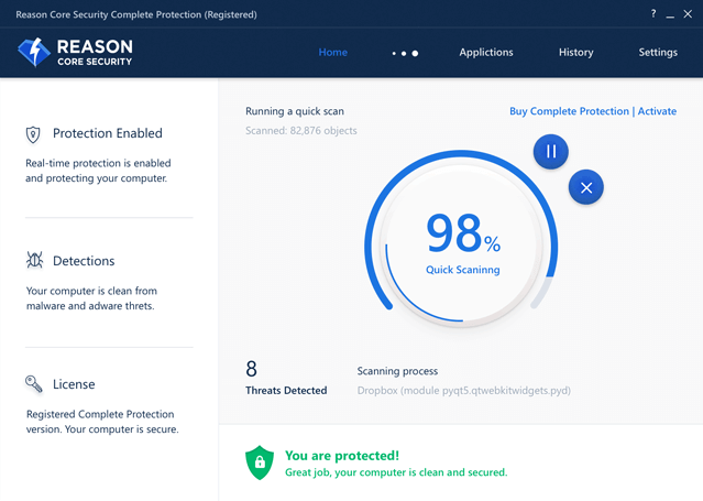 Reason Core Security Review