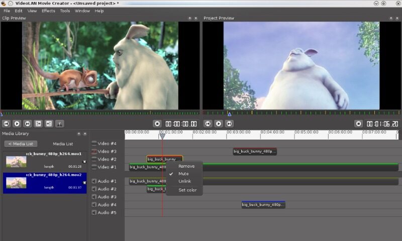 VideoLAN Movie Creator Screenshot 2