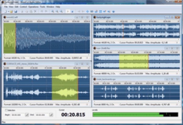 WaveCut Audio Editor Screenshot