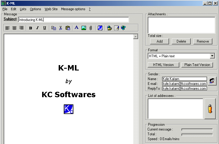 K-ML Screenshot