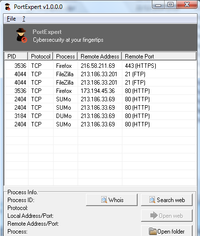 PortExpert Screenshot