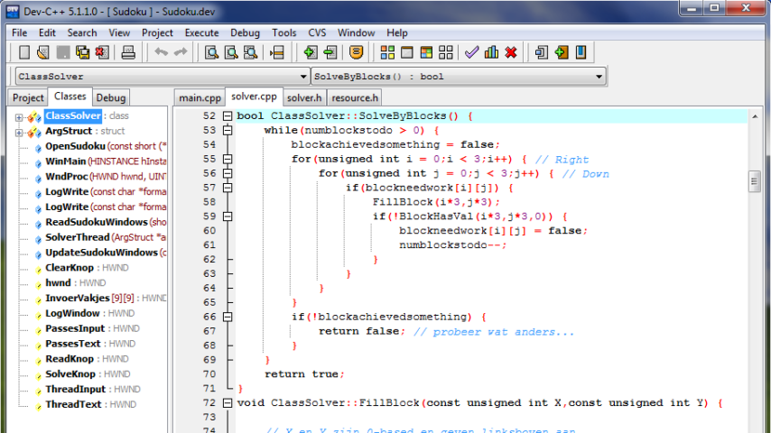 Dev-C++ Screenshot 1