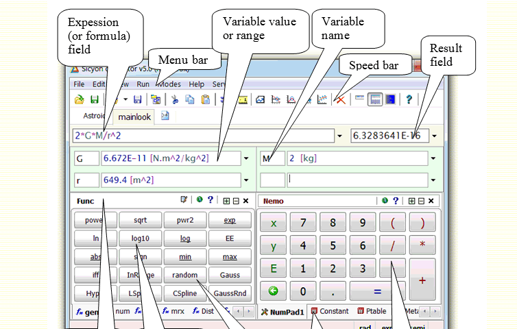 Sicyon calculator Screenshot 1