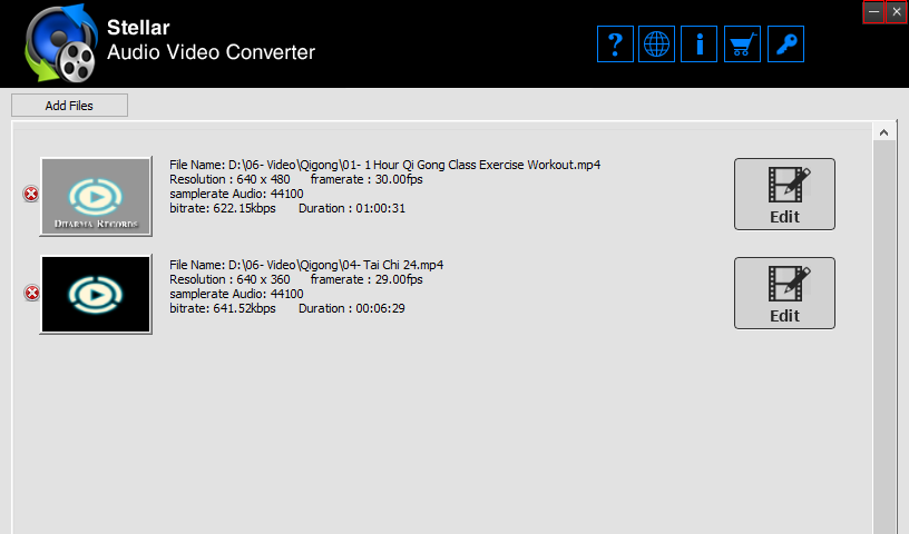 Stellar Audio Video Converter Screenshot 1