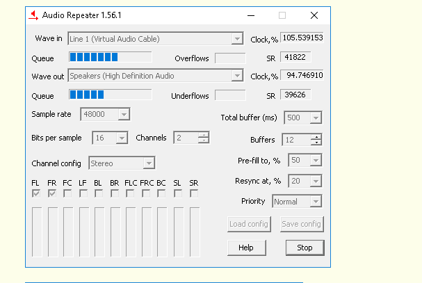Virtual Audio Cable Screenshot