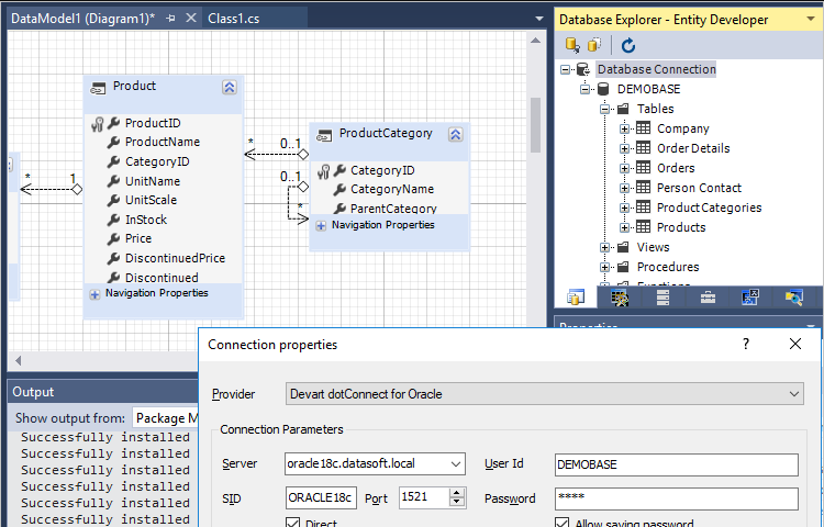 dotConnect for Oracle Screenshot 1
