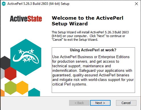 ActivePerl Screenshot