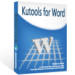 Kutools For Word Icon 75 pixel