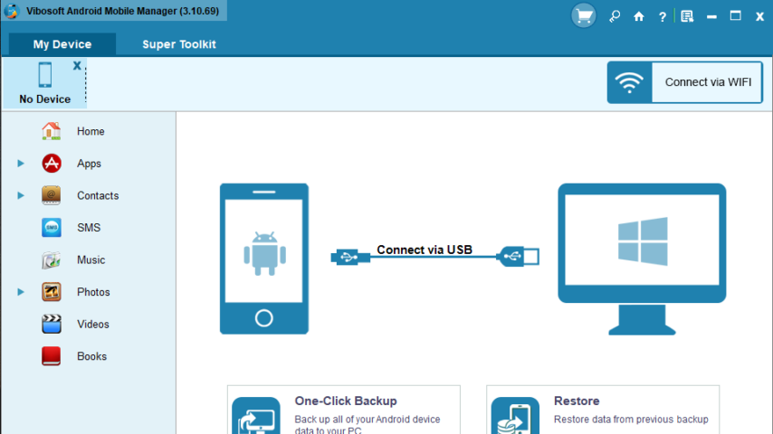 Vibosoft Android Mobile Manager Screenshot 1