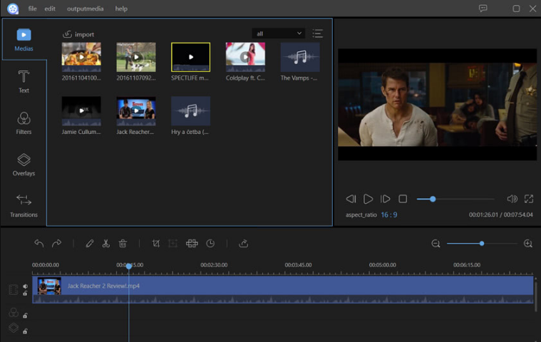 Apowersoft Video Editor Screenshot 1