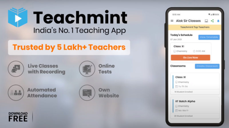 teachmint app screenshot