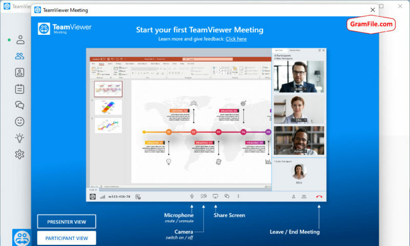 TeamViewer Meeting Screenshot 1